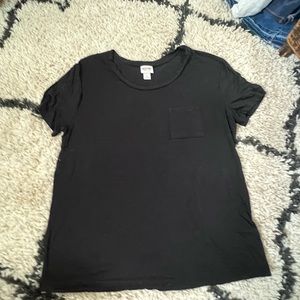 Plain Black tee